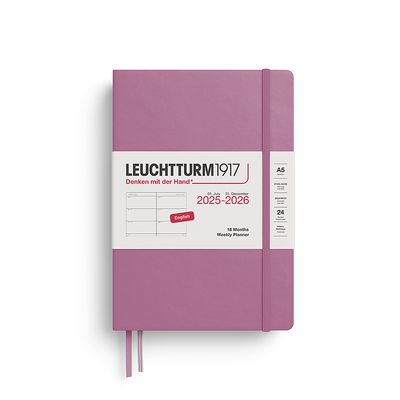 2026 A5 Weekly Planner &amp; Notebook 18 Months Dusty Rose