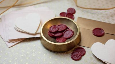 Large Wood Handle Sealing Wax Melting Spoon
