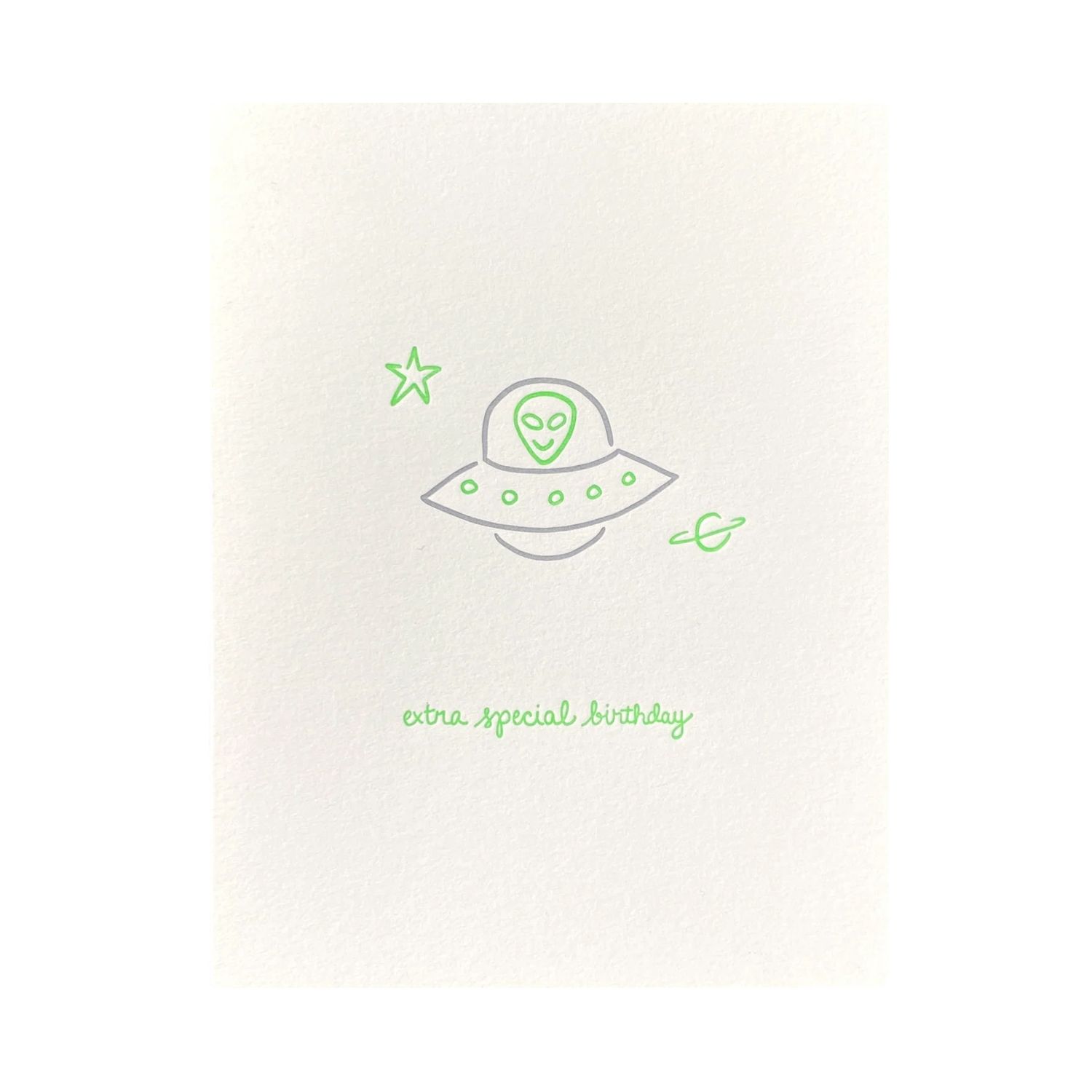 Extra Special Birthday Letterpress Card
