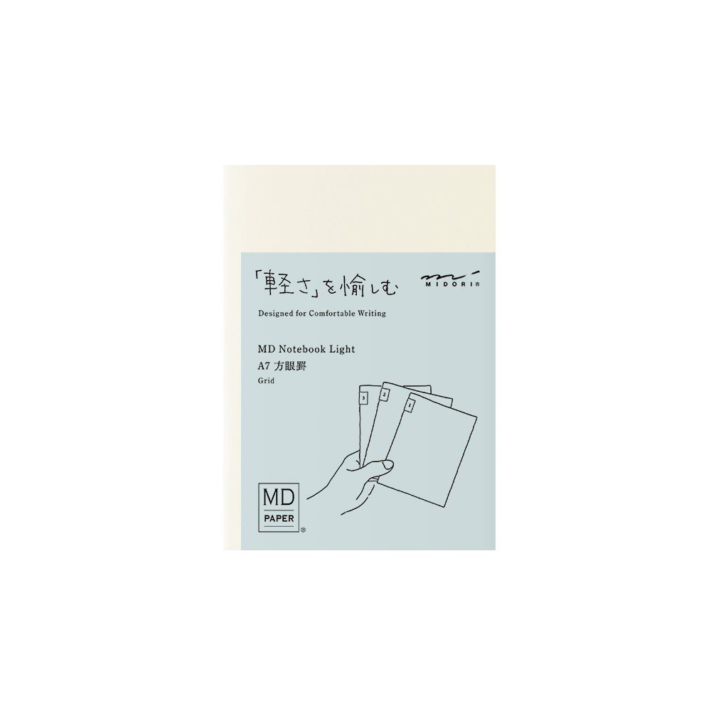 MD Notebook Light A7 Grid - Set of 3