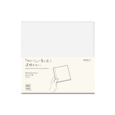 MD Clear Notebook Cover A5 Square