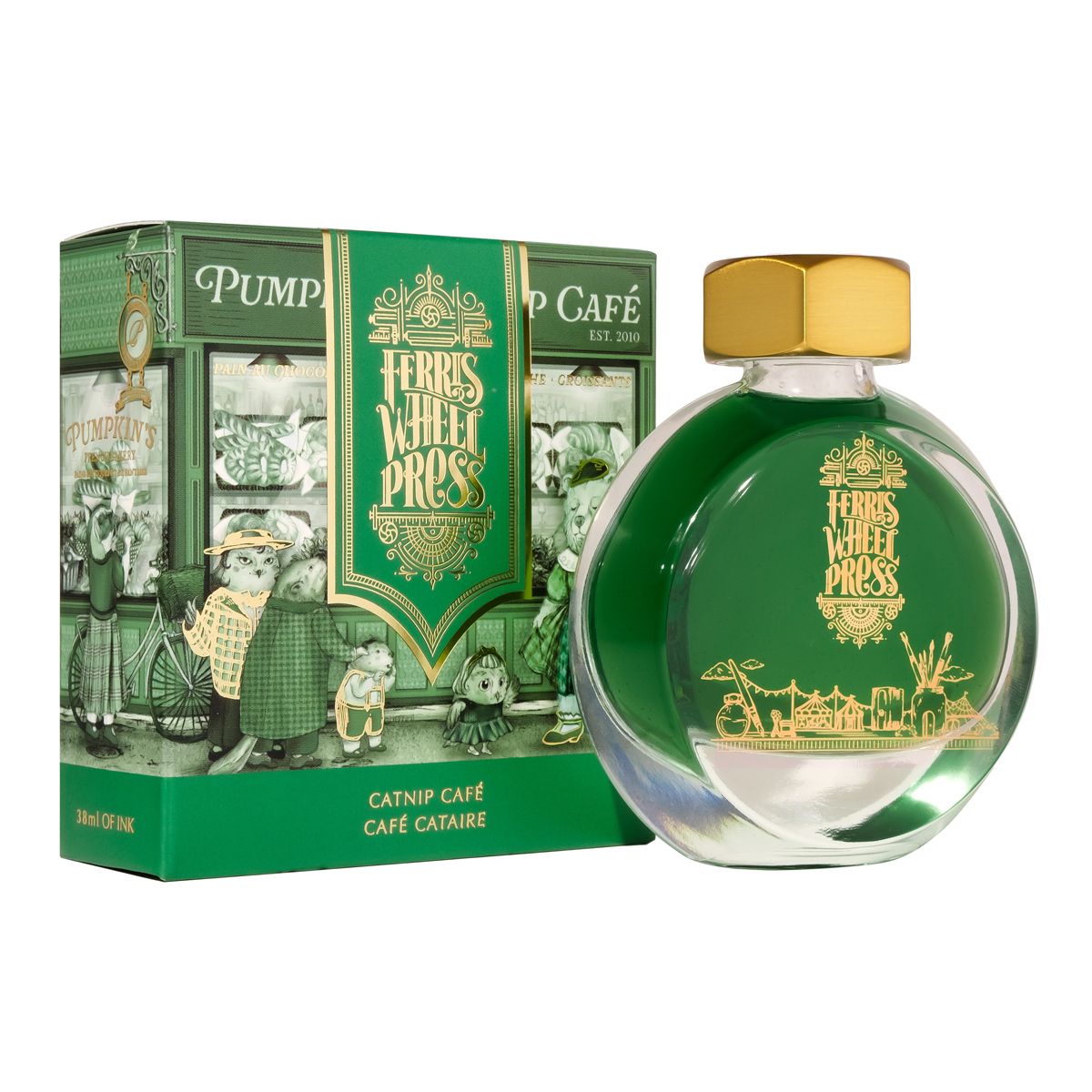 Catnip Cafe Bottled Ink 38ml