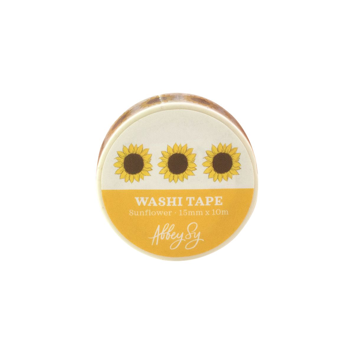 Abbey Sy Sunflower Washi Tape