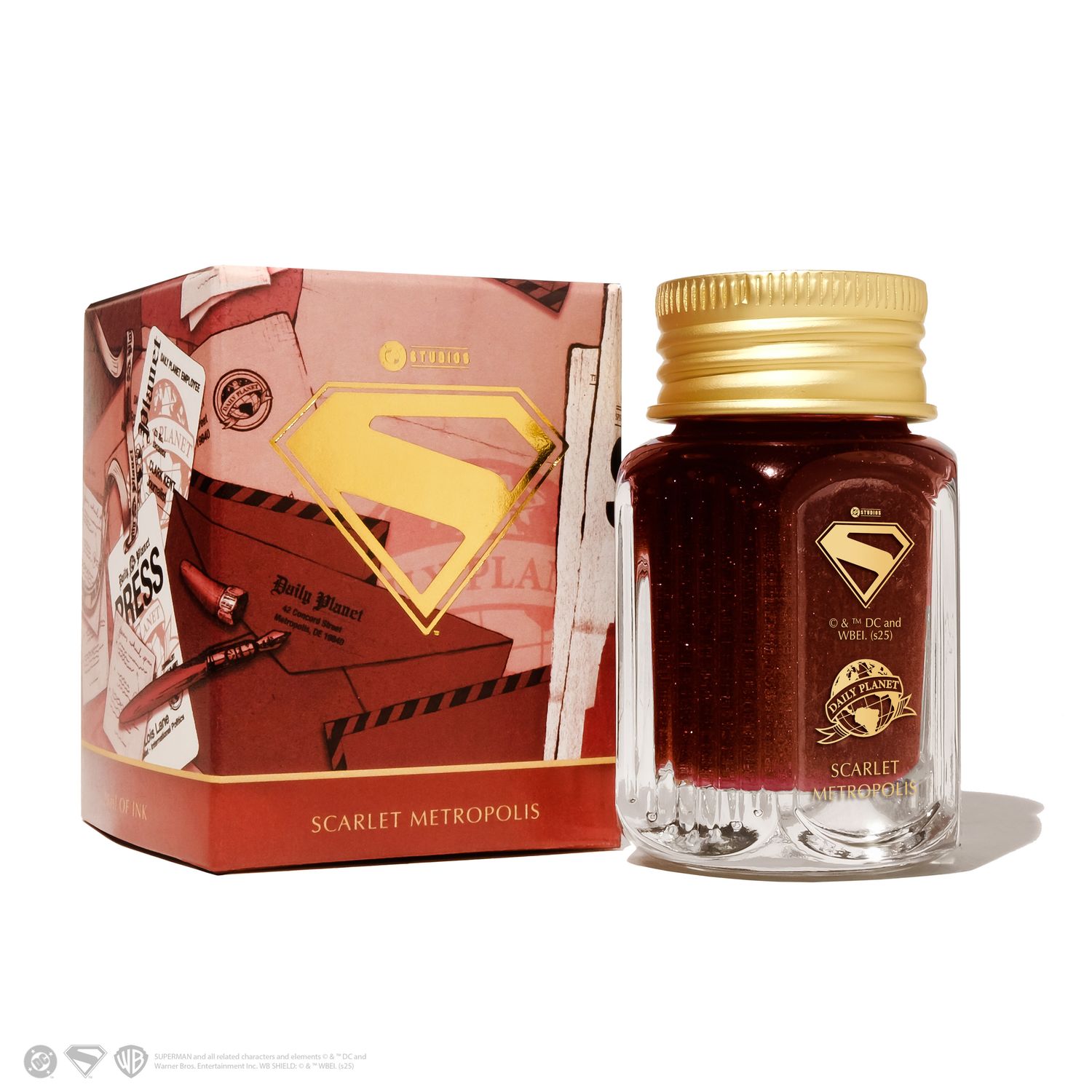 Superman Scarlet Metropolis Bottled Ink 28ml