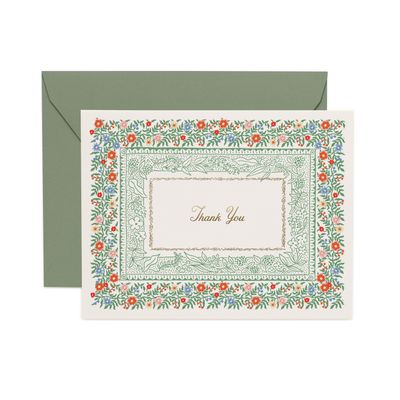 Rosette Thank You Cards Box of 8