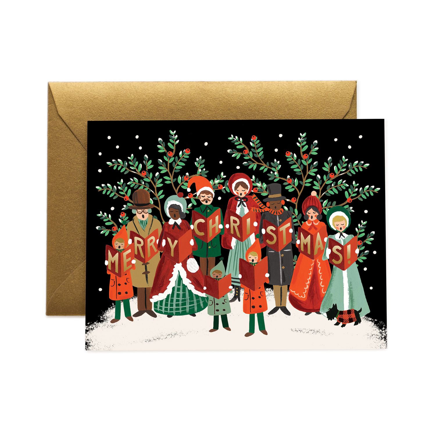 Christmas Carolers Card