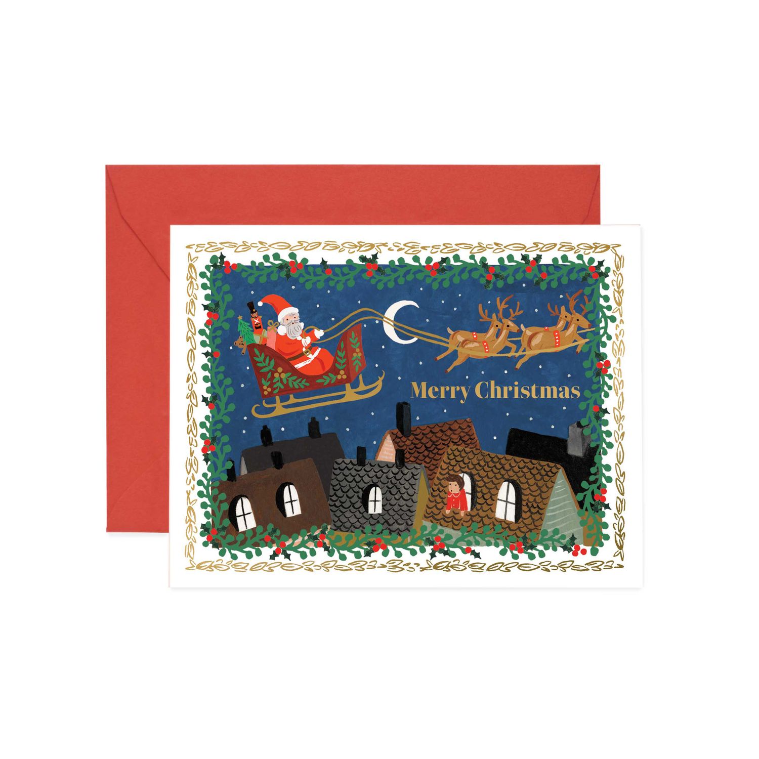 Over the Rooftops Card