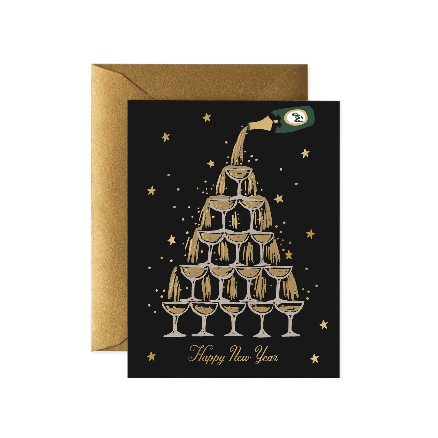 Champagne New Year Card