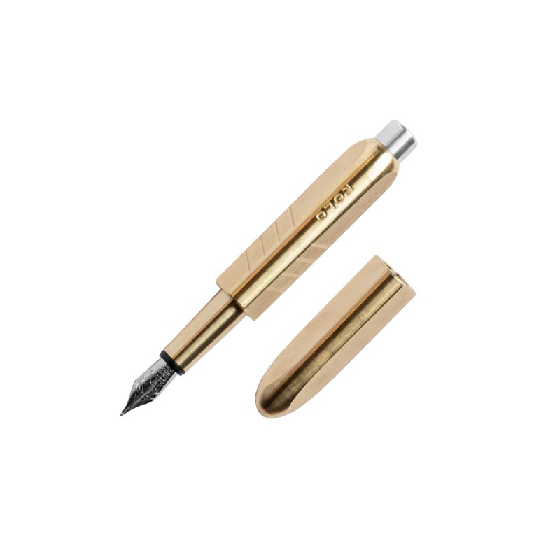 Tino Fountain Pen - Raw Brass