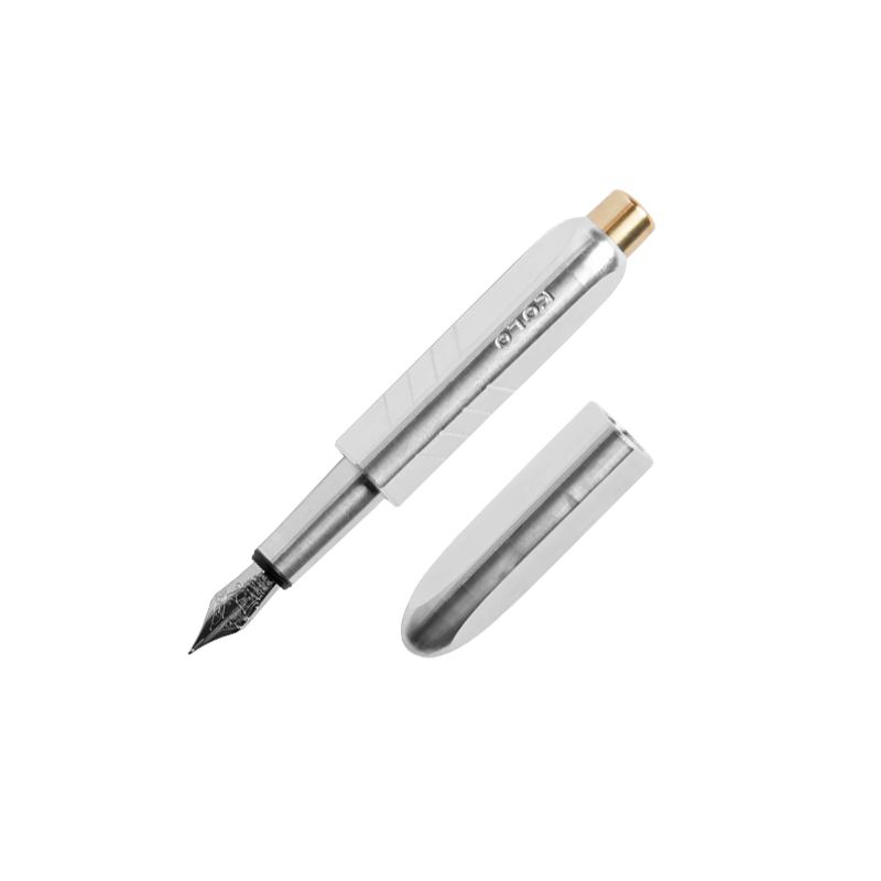 Tino Fountain Pen - Raw Aluminum