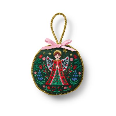 Nativity Angel Embroidered Ornament
