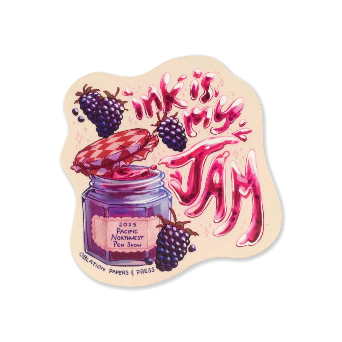 Ink Jam PNW Pen Show Sticker 2025