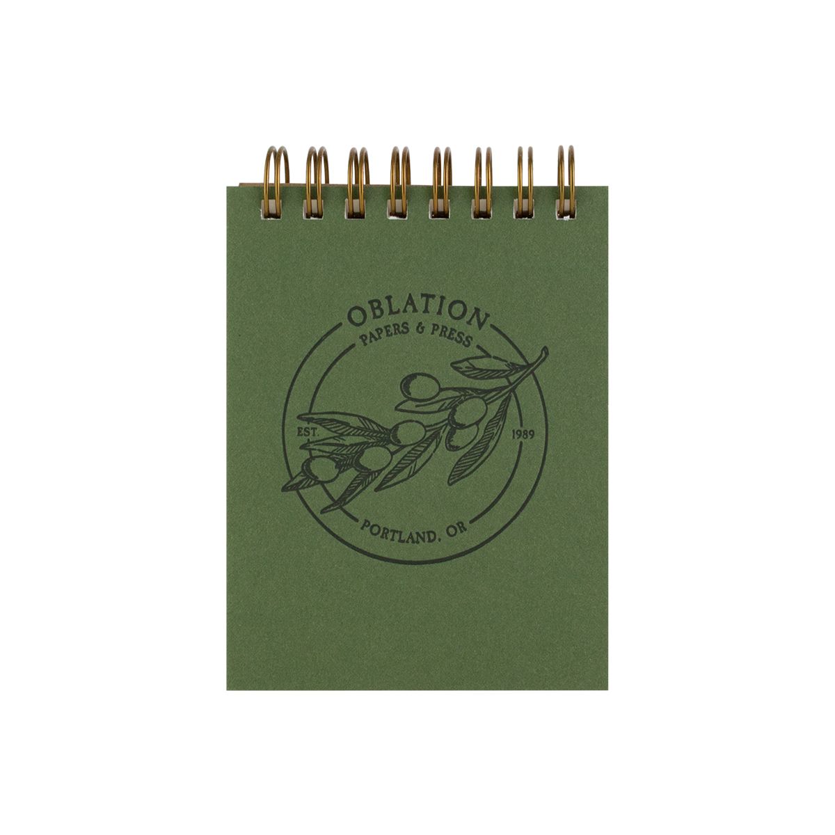 Oblation Olive Mini Jotter