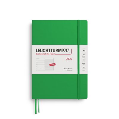 2026 B5 Weekly Planner &amp; Notebook Spring Leaf
