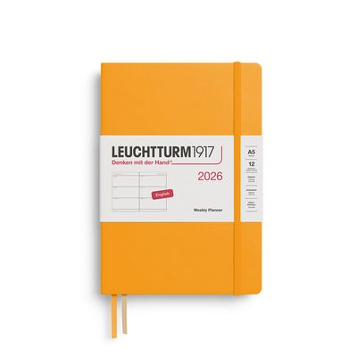 2026 A5 Medium Weekly Planner Rising Sun