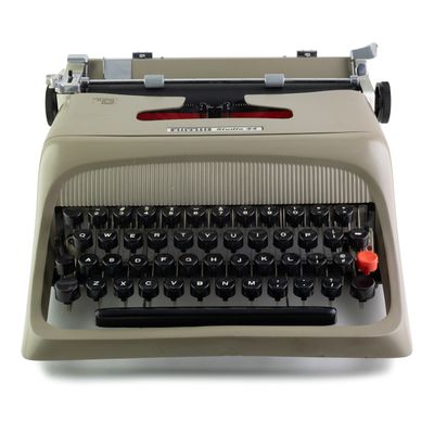 Olivetti Studio 44 Brown Typewriter