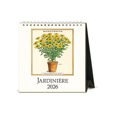 2026 Desk Calendar - Jardiniere