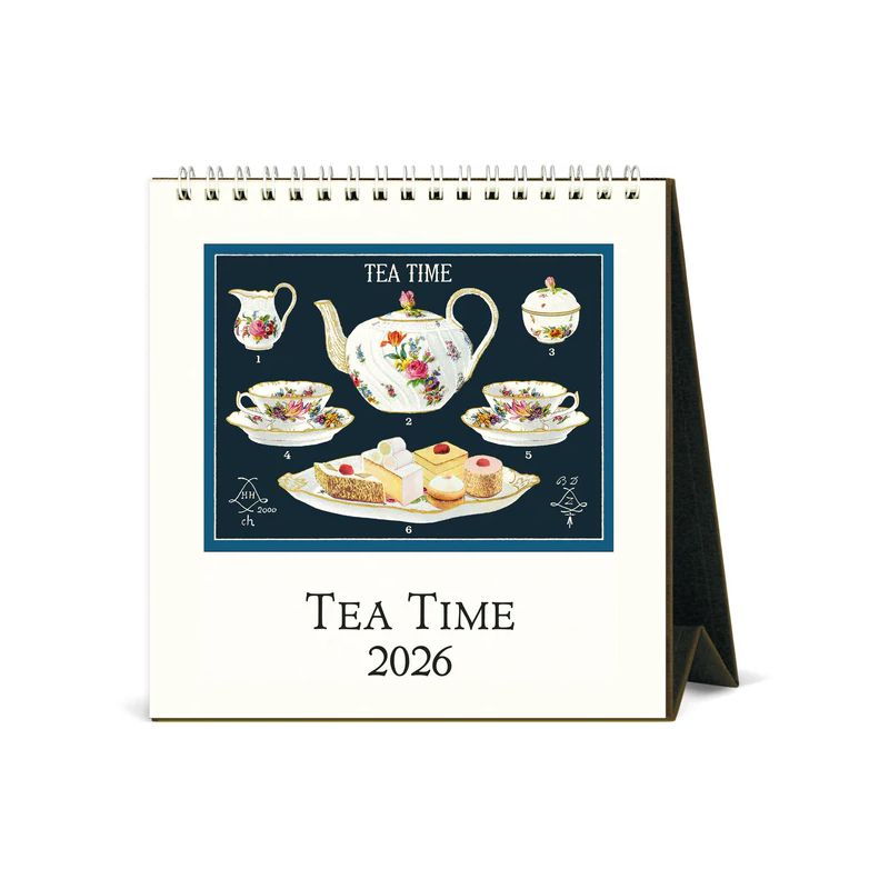 2026 Desk Calendar - Tea Time