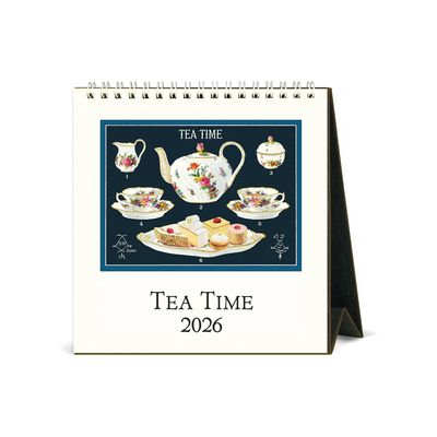 2026 Desk Calendar - Tea Time