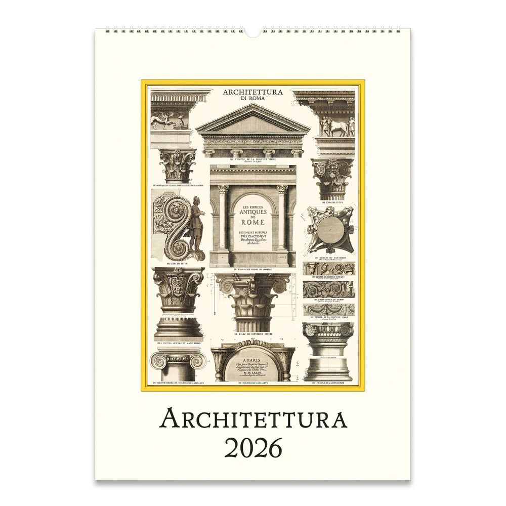 2026 Wall Calendar - Architettura