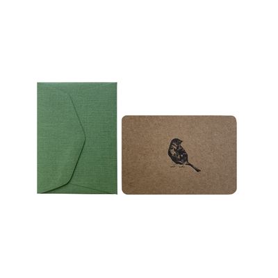 Sparrow Mini Card and Envelope