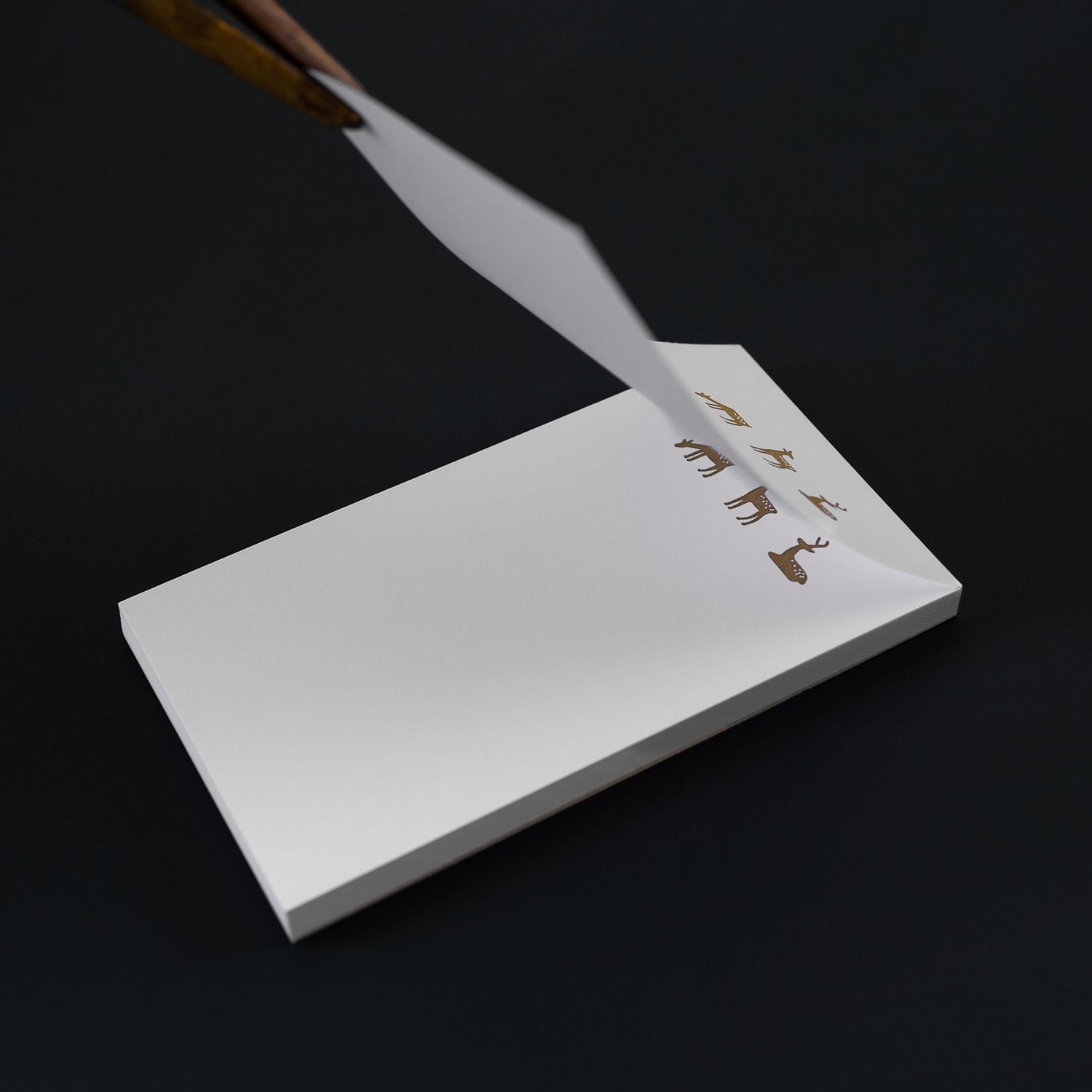 Le Typographe Mini Notepad - Deer