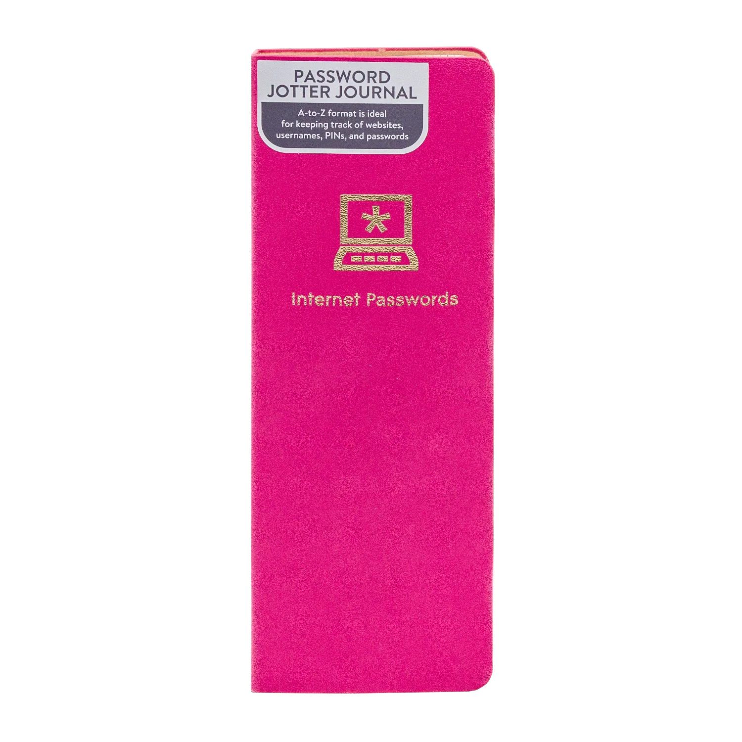 Password Jotter Journal - Hot Pink