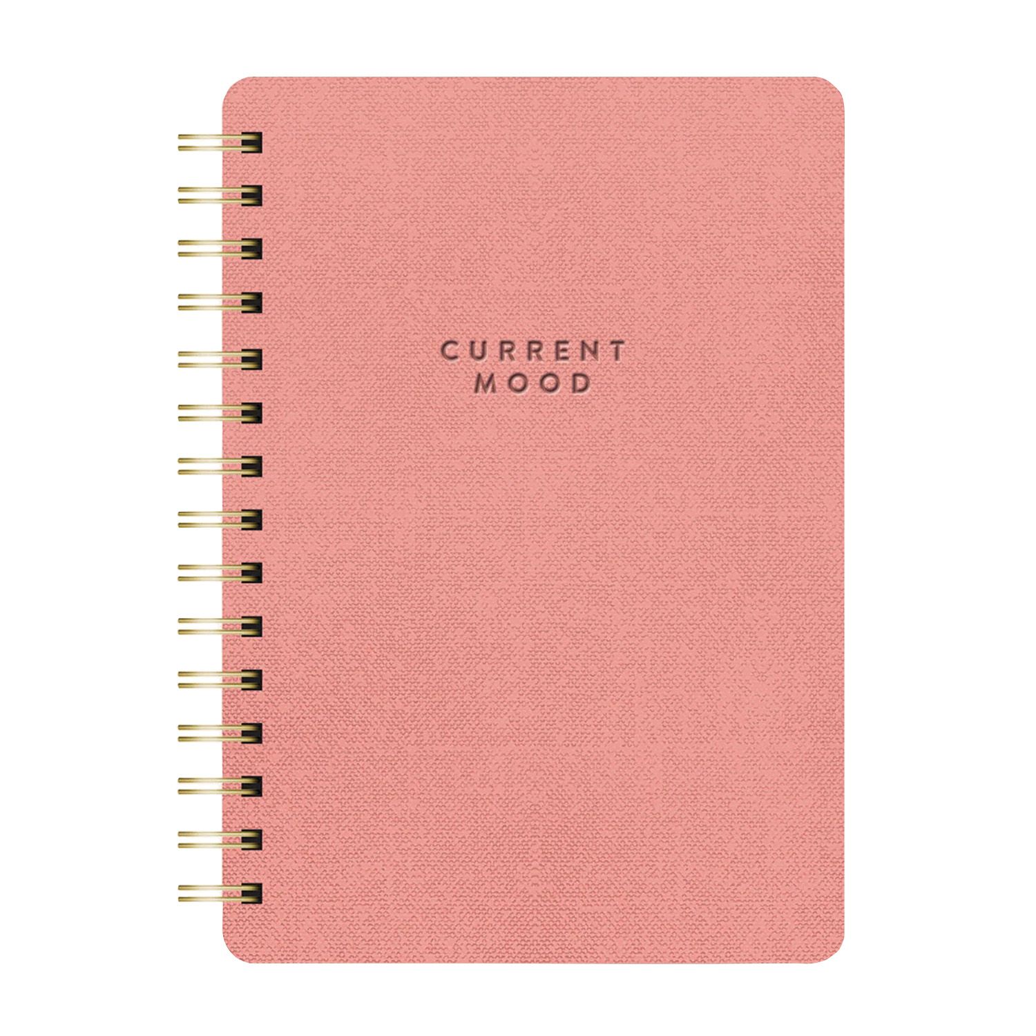 Agatha Notebook Current Mood - Coral Pink