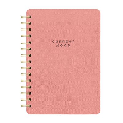 Agatha Notebook Current Mood - Coral Pink
