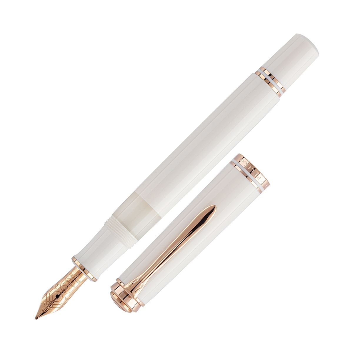 Pelikan Souveran M600 Special Edition White Rose Gold Fountain Pen