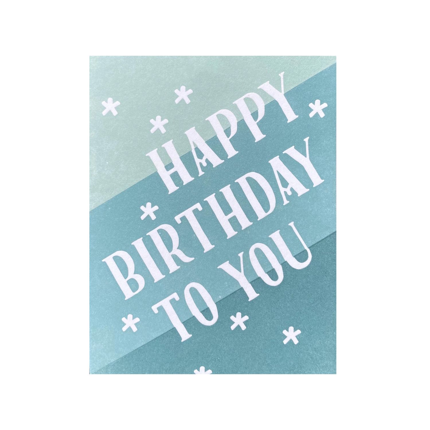 Happy Birthday to You Letterpress Card