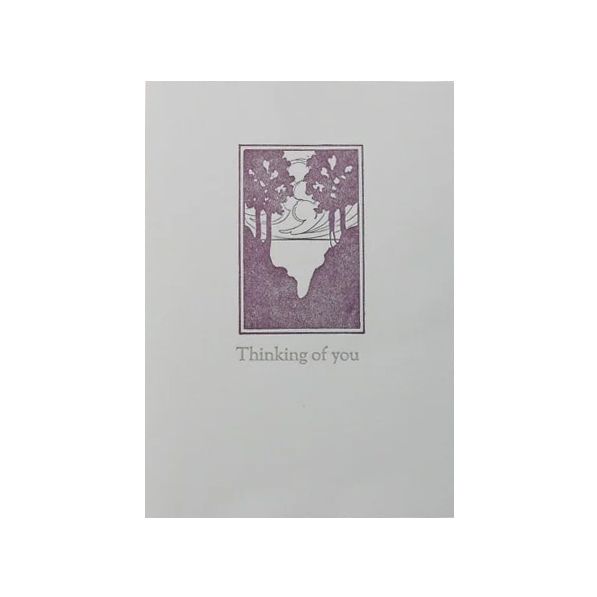 Thinking of You Letterpress Card