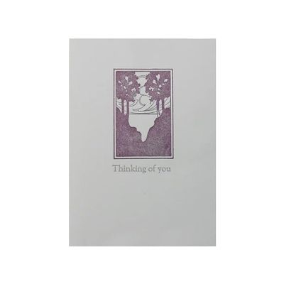 Thinking of You Letterpress Card