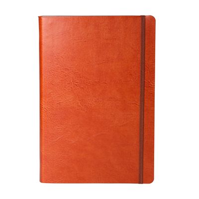Fiorentina Bi-Color Notebook Cognac Lined