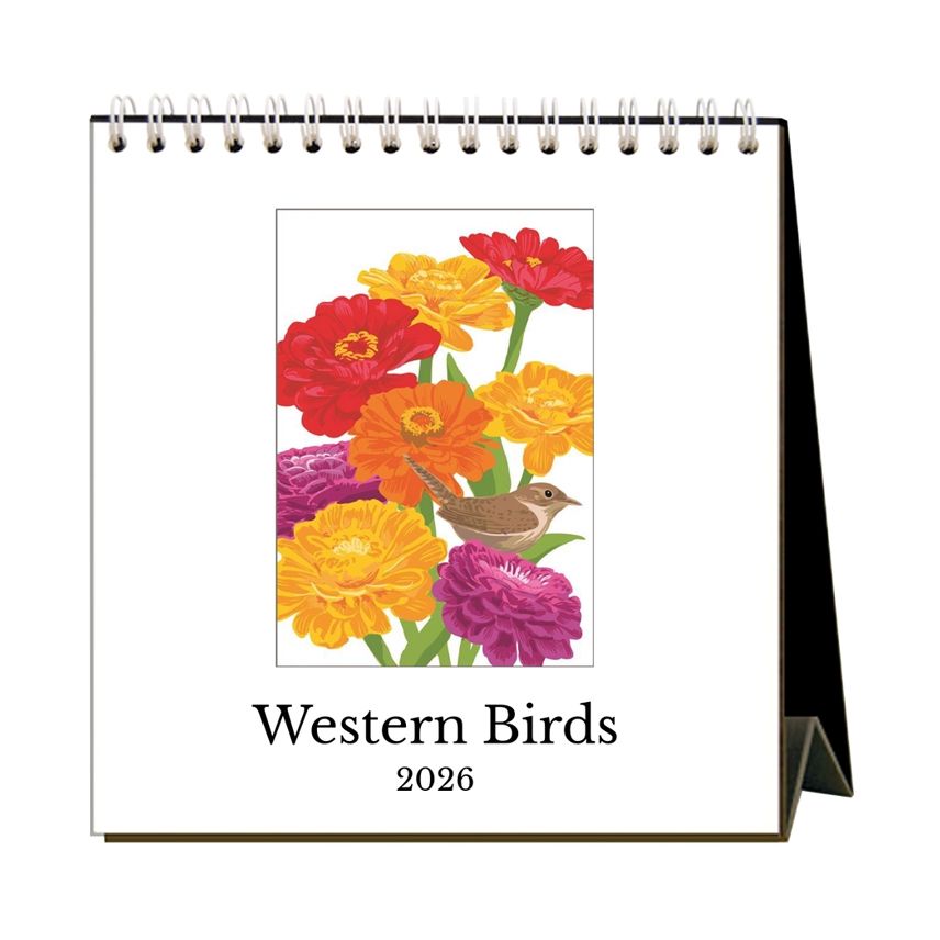 2026 Western Birds Desk Calendar