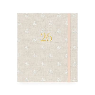 Sugar Paper 2026 Flax Floral Concealed Planner