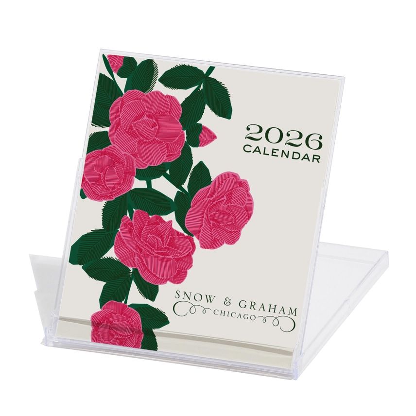 Snow &amp; Graham 2026 Desk Calendar