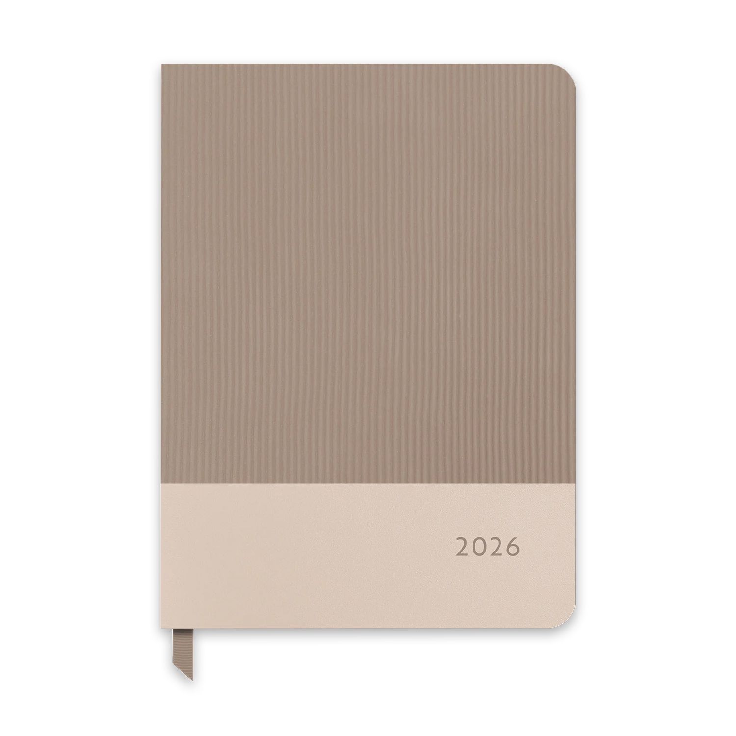 Studio Oh! 2026 Desert Taupe Large Dual-Textured Planner