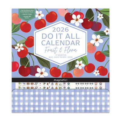 Studio Oh! 2026 Fruit &amp; Flora Do-it-all Wall Calendar