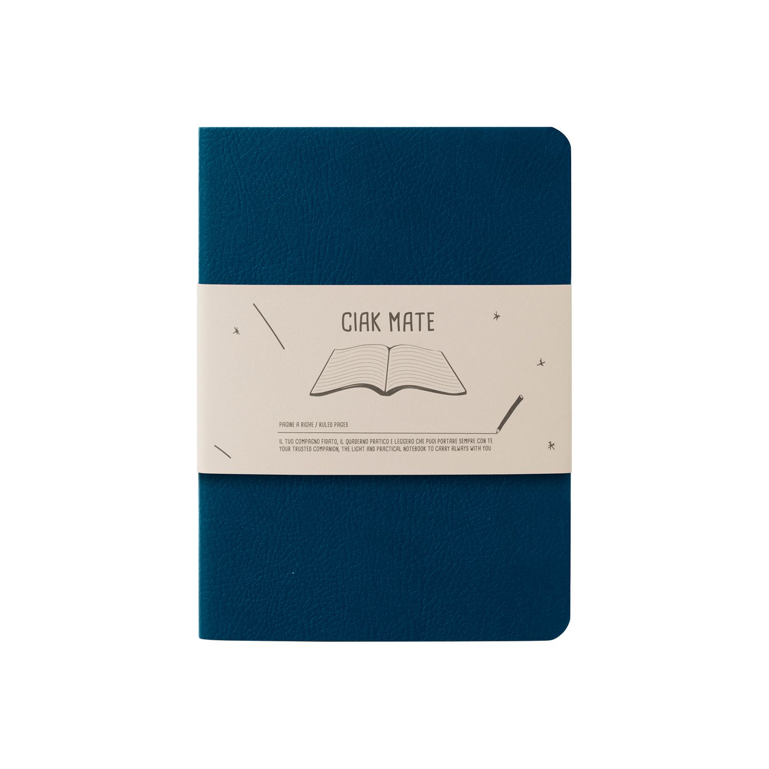 CIAK Mate Slim Notebook 6x8 Lined Blue
