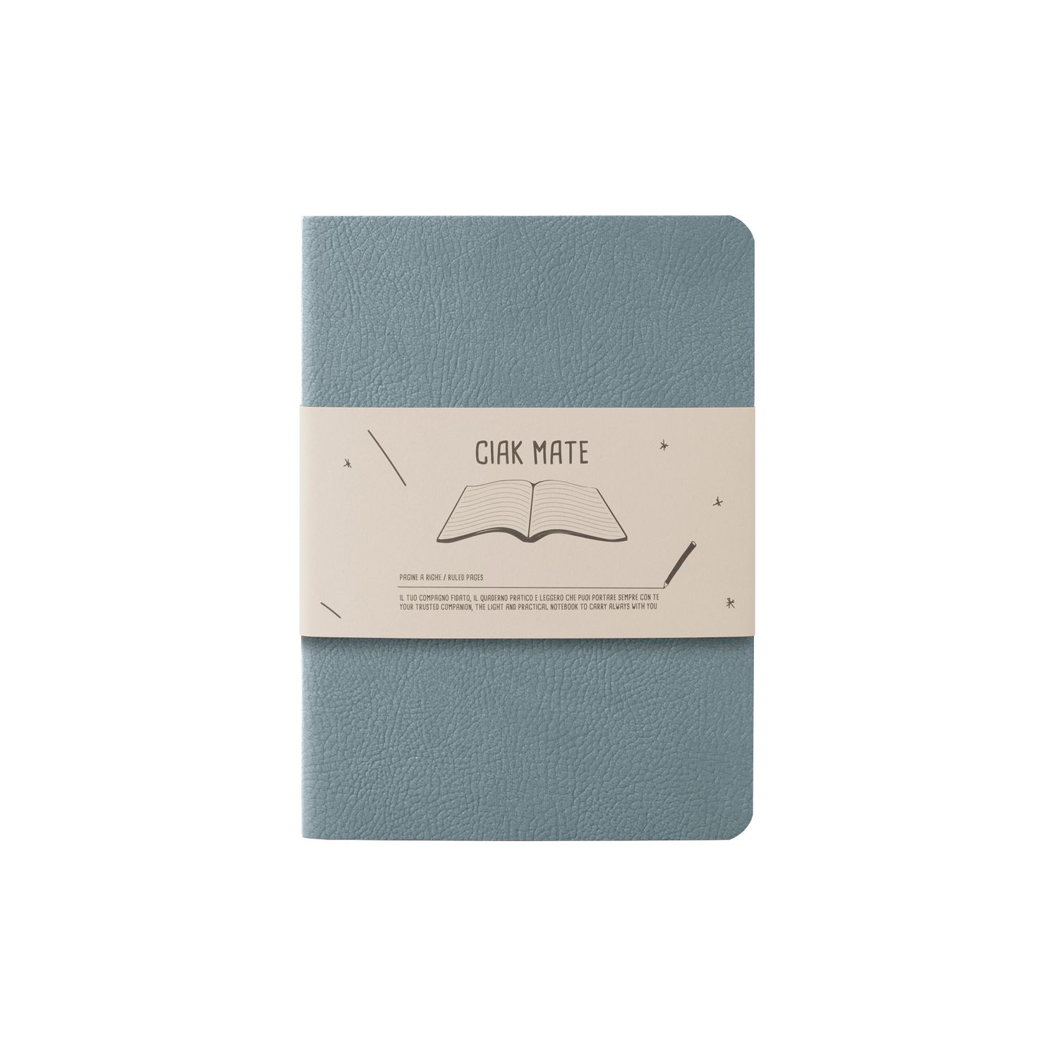 CIAK Mate Slim Notebook 5x7 Lined Aqua