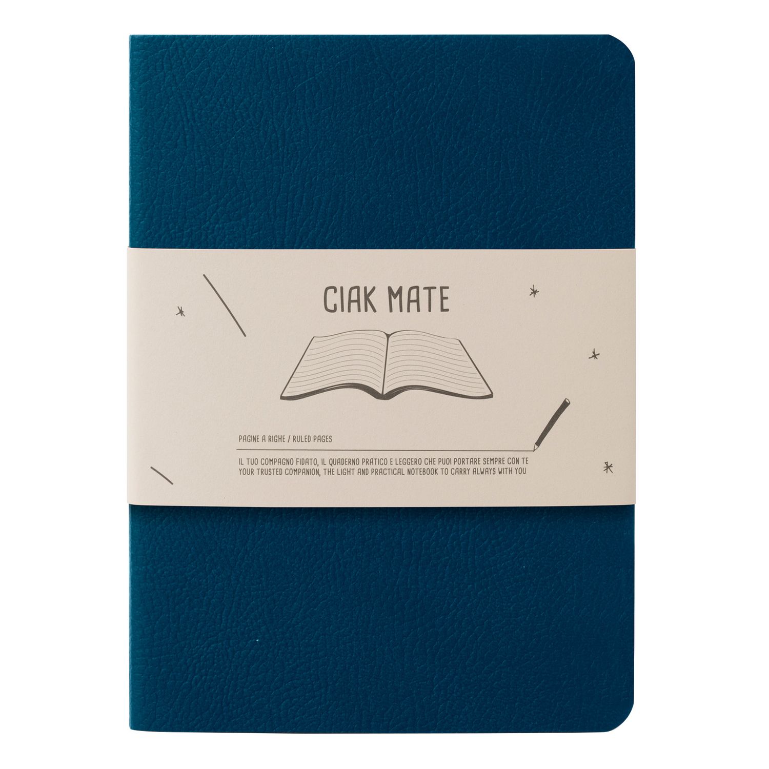 CIAK Mate Slim Notebook A4 Lined Blue