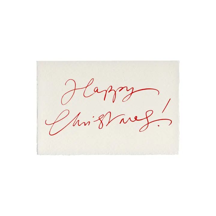 Happy Christmas Scribble Card