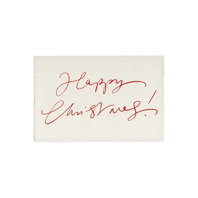 Happy Christmas Scribble Card