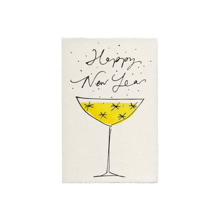 Happy New Year Champagne Card