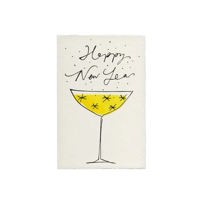 Happy New Year Champagne Card