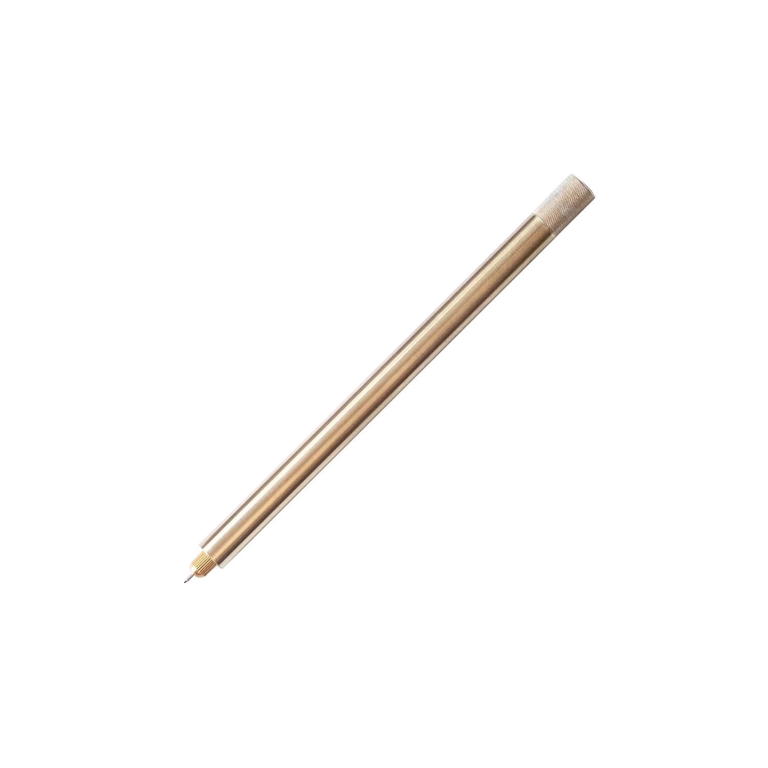 Tom&#39;s Studio Lumos Pro Refillable Single Tip Pen Brass