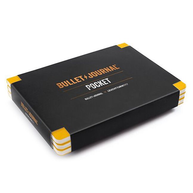 Bullet Journal Pocket Yellow Dotted - Set of 3