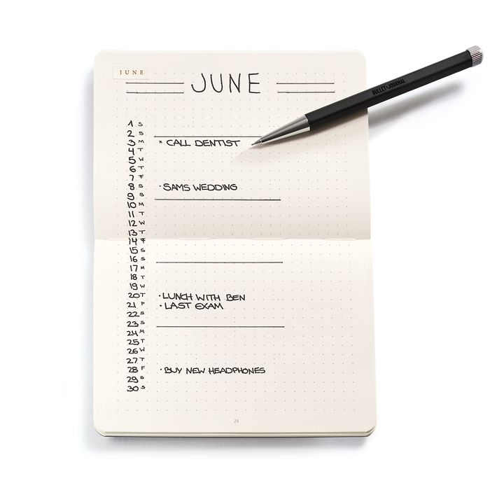 Leuchtturm1917 - Pocket Bullet Journals - Black, Dotted - Set of 3