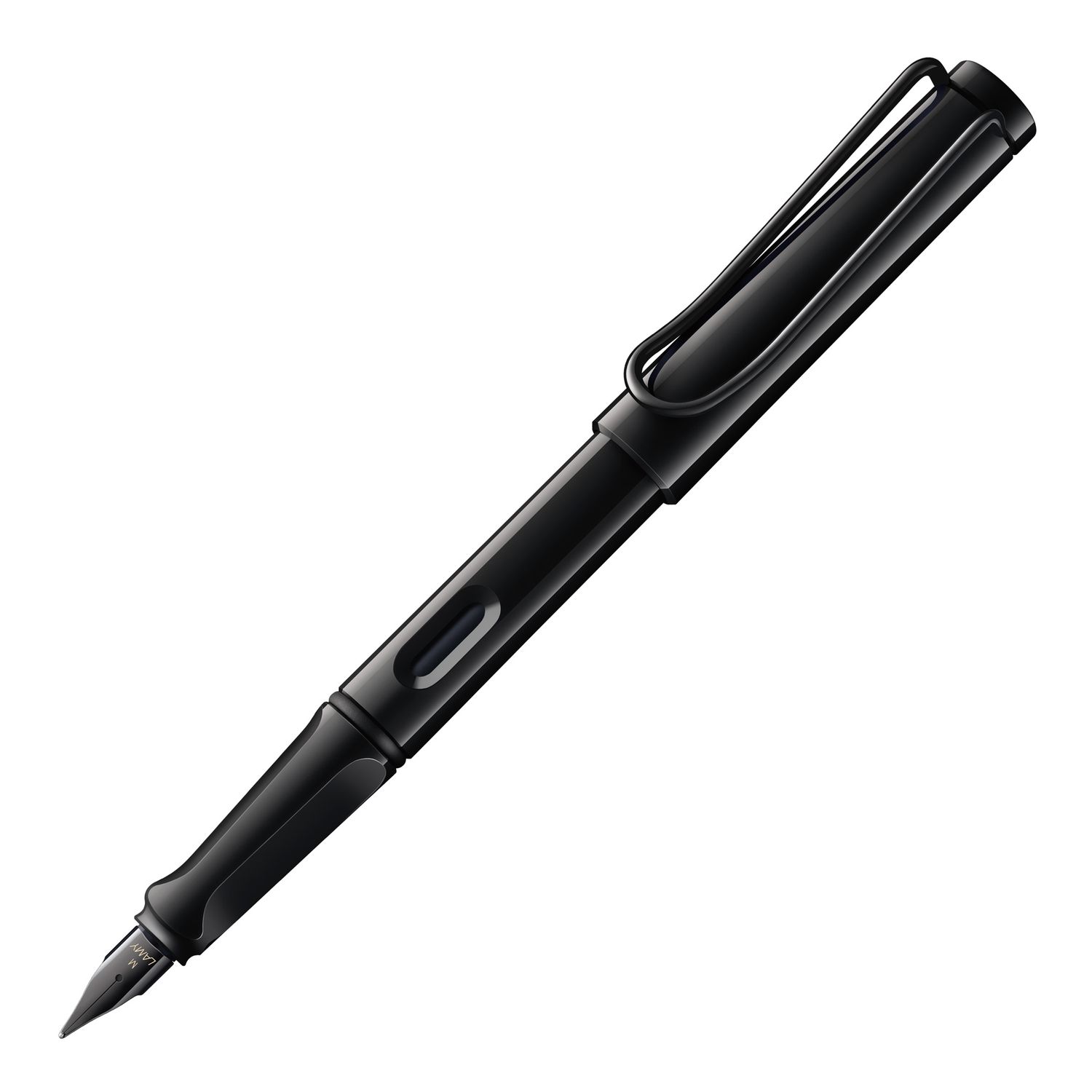 Lamy Safari Fountain Pen All Black Multi Ring